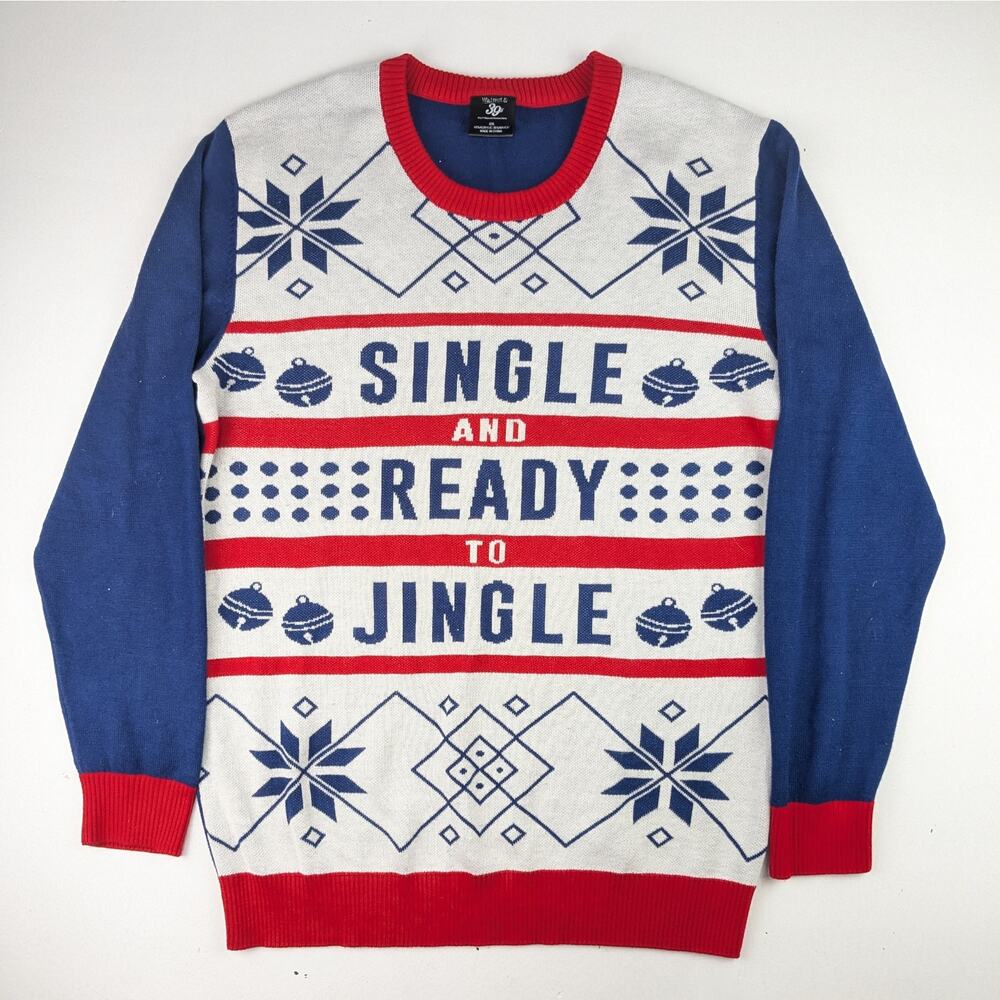 Walnut & 39th Single & Ready to Jingle Men's Christmas Sweater - XXL